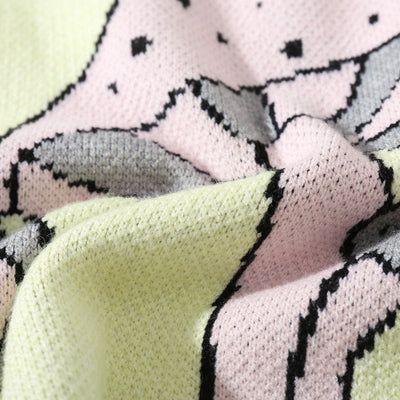 Women's Sweater Urban Casual Printing Knit Pullover