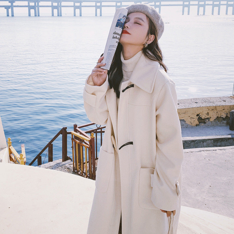 Woolen Coat Women Autumn Winter Korean Edition