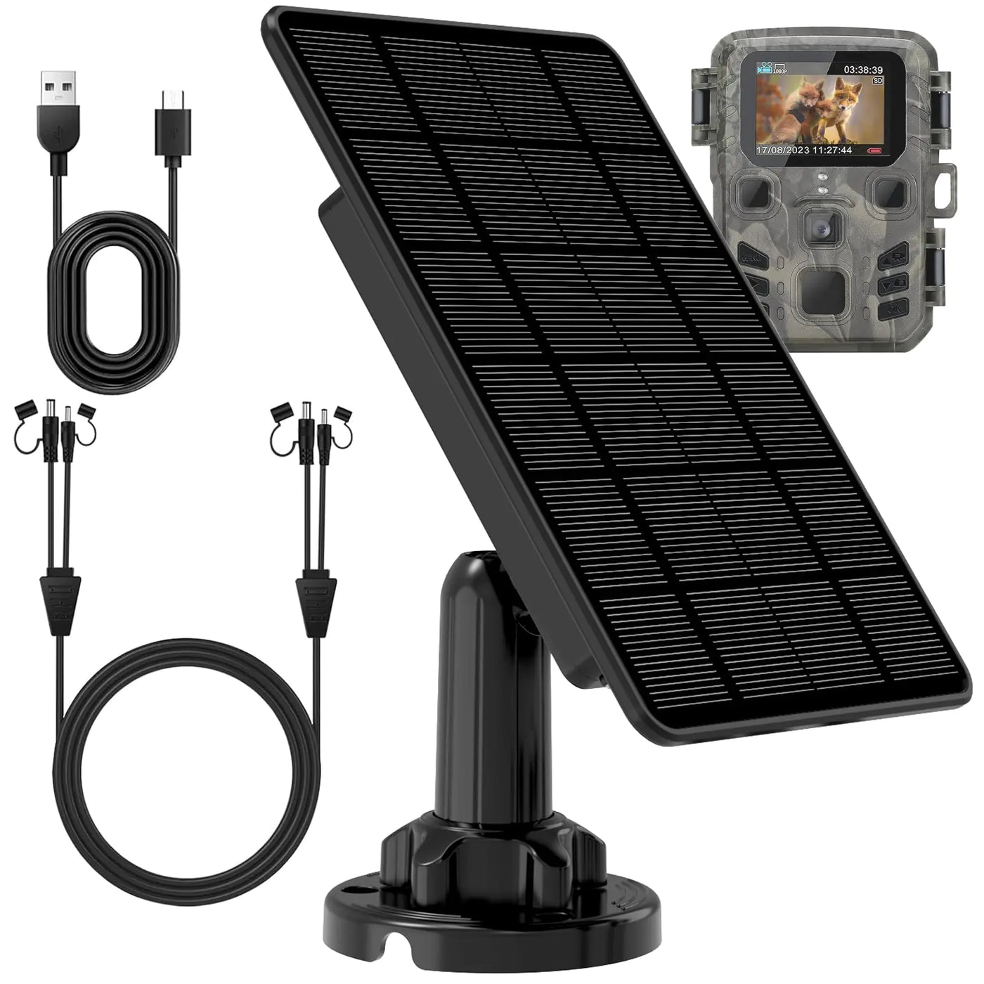 Trail Camera Solar PanelSolar Battery Charger Kit